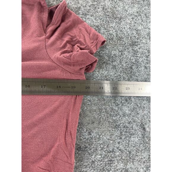 Express One Eleven Mauve Pink Strappy Cold Shoulder Blouse Women's Size Medium - Picture 7 of 7